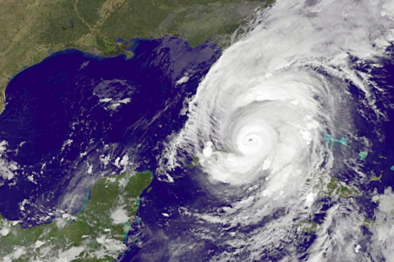 Hurricane Irma over Florida, September 2017