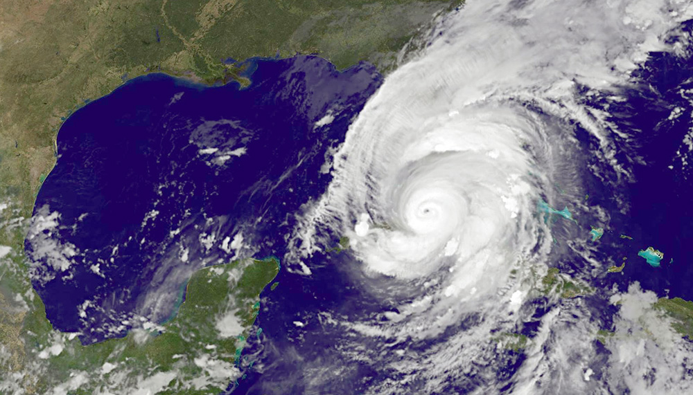 Hurricane Irma over Florida, September 2017