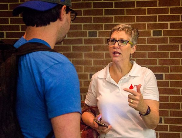 FBPE Executive Director Zana Raybon talks to the UCF Engineering Concepts and Methods class, spring 2018