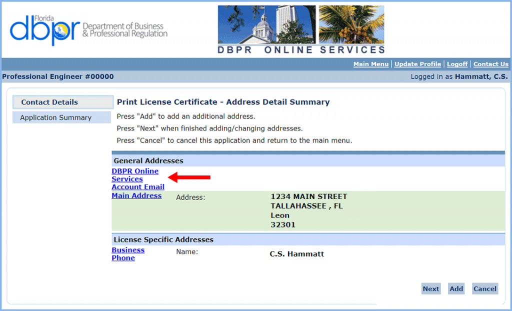 How Do I Print My License? - Florida Board Of Professional Engineers