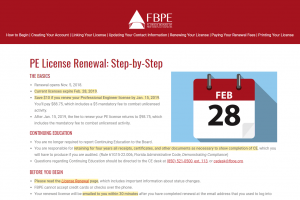 PE License Renewal: Step-by-Step