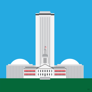 Illustration of the Florida Capitol Complex