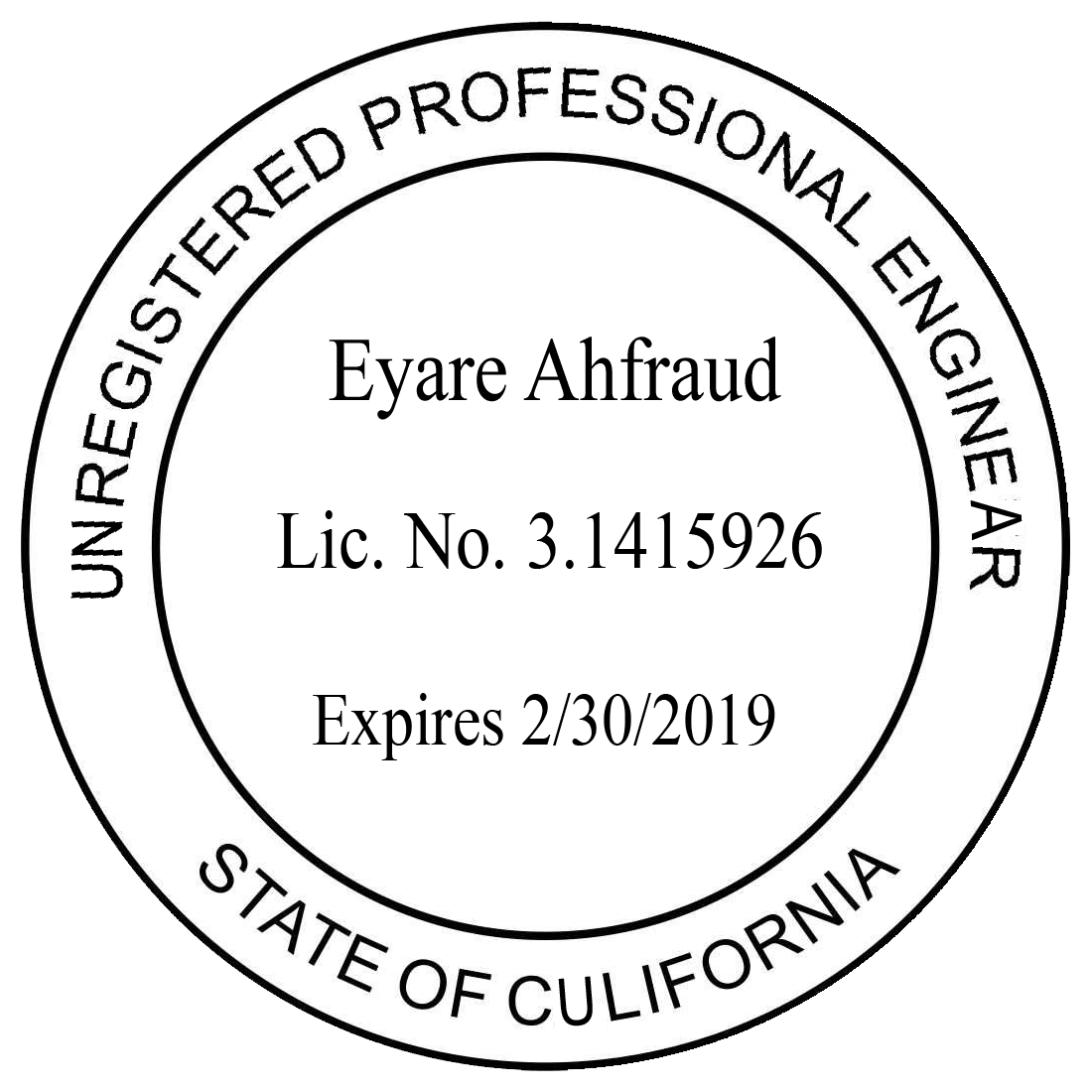 engineering approval stamp