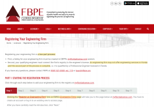 Registering Your Engineering Firm