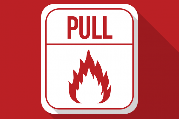 Fire alarm illustration