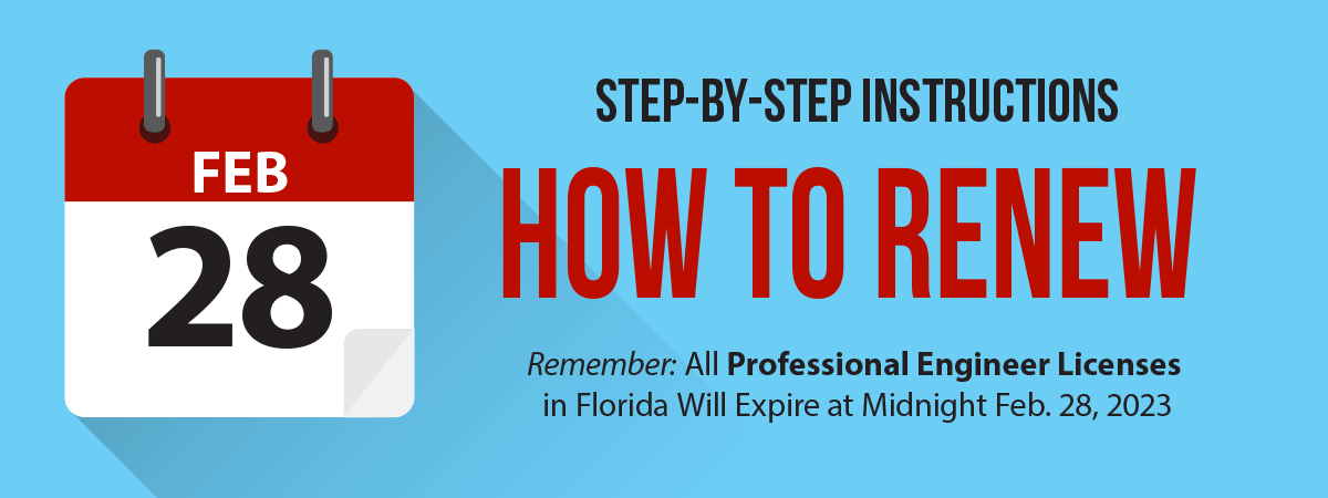 Step-by-Step Instructions for How to Renew Your Professional Engineer License