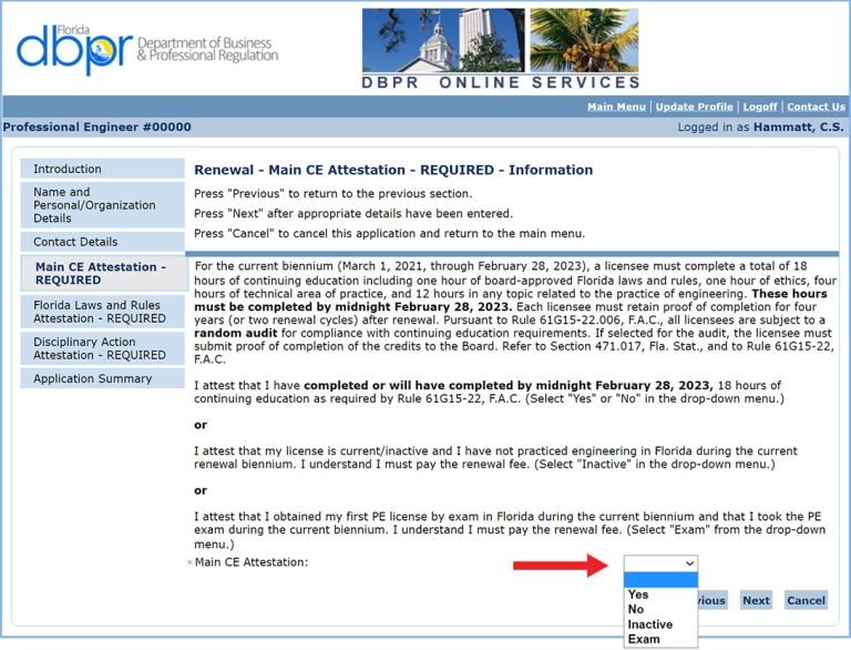 PE License Renewal: Step-by-Step - Florida Board Of Professional Engineers