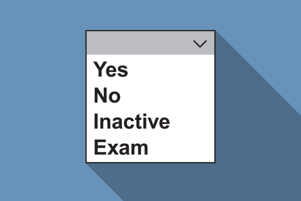 Attestation question dropbown