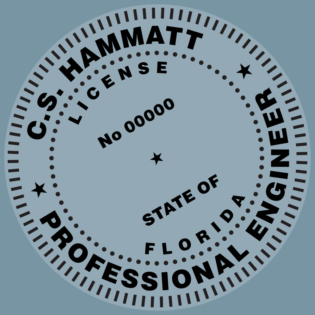 Example Florida engineering seal