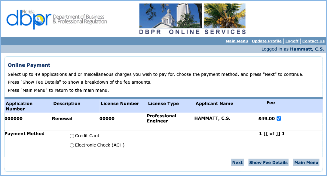 Licensure renewal step-by-step