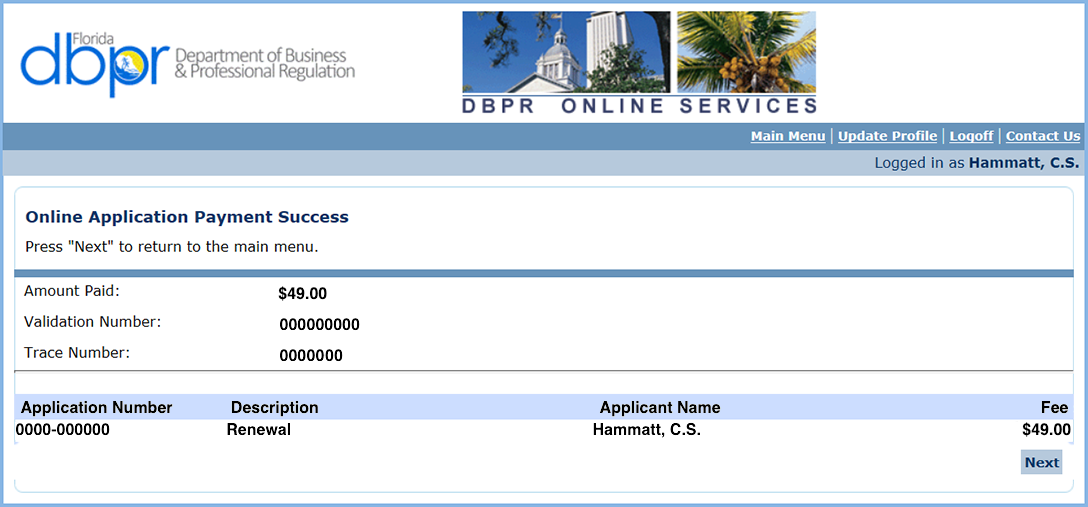 Licensure renewal step-by-step