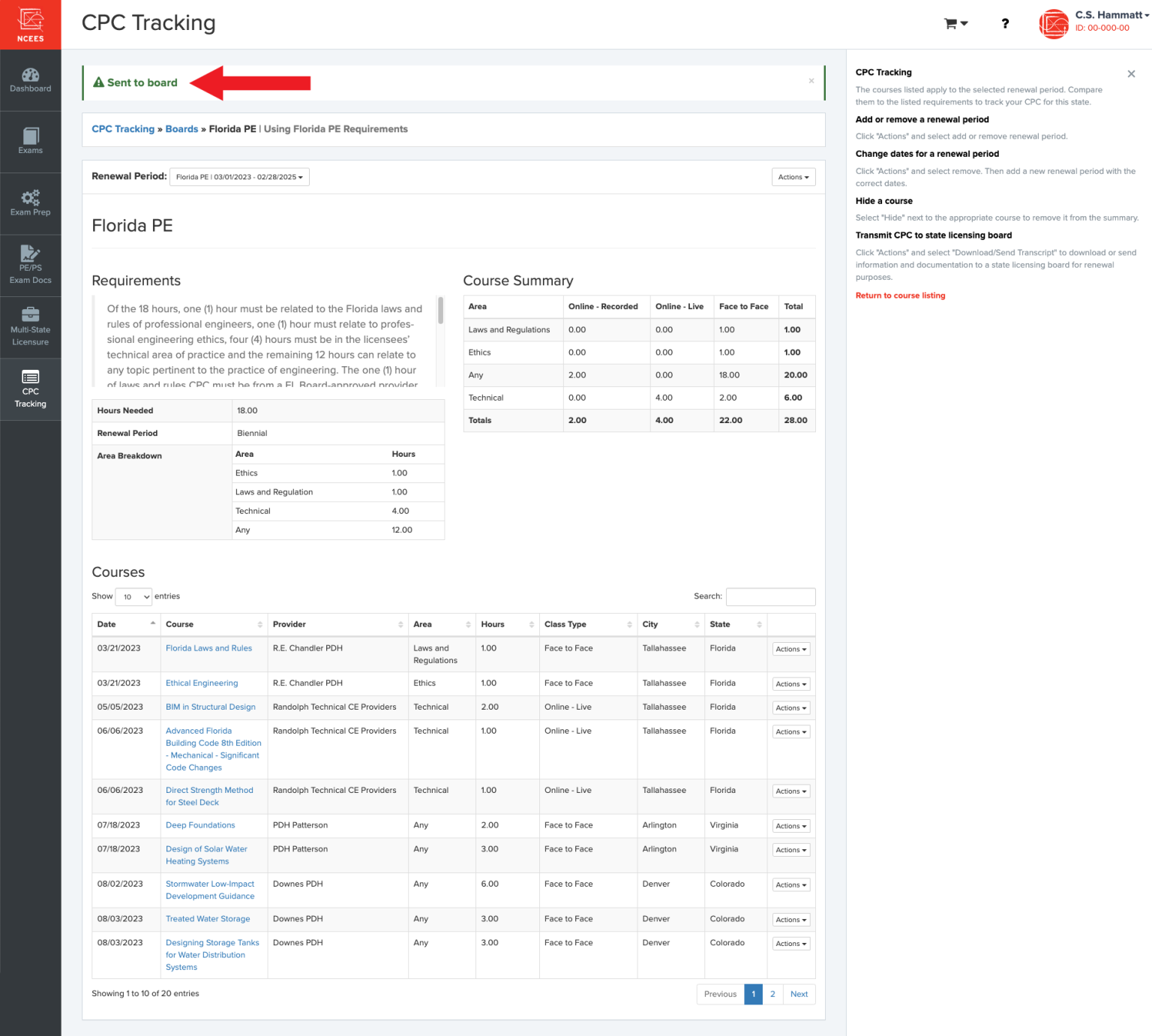 How to Report Your CE: An NCEES CPC Tracking Step-by-Step - Florida ...