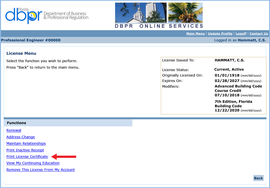 Licensure renewal step-by-step