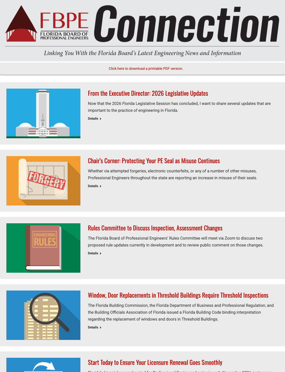 FBPE Connection Newsletter: April 2026